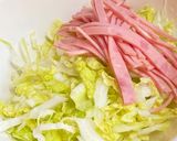 簡単！白菜サラダ☆芯の部分が最高です作り方2写真