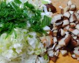 簡単和食✿鶏ハンバーグ たけのこソース✿作り方1写真