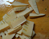 簡単和食✿鶏ハンバーグ たけのこソース✿作り方3写真