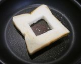 簡単!フライパンエッグトースト作り方2写真