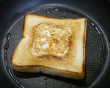 簡単!フライパンエッグトースト作り方4写真