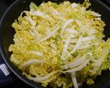 簡単！ハムと白菜の重ね焼き作り方2写真