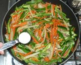カレー味の野菜炒め♪簡単作り方7写真