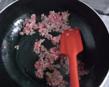 たっぷり山菜とひき肉の炊き込みごはん作り方2写真