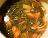 セロリとニンジンの洋風薬膳スープ作り方1写真