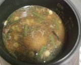 たっぷり山菜とひき肉の炊き込みごはん作り方5写真