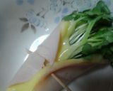 かいわれのハムチーズ巻き！作り方1写真