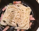 うどんカルボナーラ(Safariに動画有作り方7写真