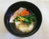 簡単介護食♥パッククッキングでお雑煮作り方7写真