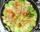 豚肉とキムチ炒め♪簡単キャベツと作り方7写真