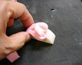 簡単お節！かまぼこの飾り切り☆網あみ作り方3写真