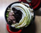 無水鍋で♪白菜ベーコンミルフィーユ煮作り方1写真