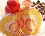 Pink Berryの贅沢ロールケーキ作り方40写真