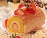 Pink Berryの贅沢ロールケーキ作り方38写真