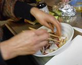 田舎料理！葱蛸（ねぎだこ）作り方3写真