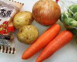 簡単！野菜たっぷり！芽キャベツのポトフ♪作り方1写真