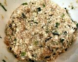 豆腐入り月見つくね作り方3写真