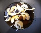 「エビ寄せフライ」で煮カツ丼作り方1写真
