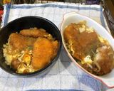 「エビ寄せフライ」で煮カツ丼作り方9写真