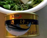 鮭缶で簡単★白菜たっぷり石狩鍋作り方1写真