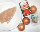 生姜カレー♪簡単カレールーとトマト缶作り方1写真