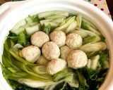 鮭缶で簡単★白菜たっぷり石狩鍋作り方5写真