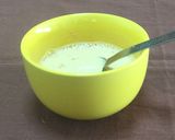レンジで簡単☆余った餅で☆きな粉ミルク汁作り方1写真
