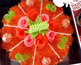 マイパーラーで作る★お祝い寿司ケーキ作り方3写真