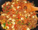 豚挽き肉と野菜のキーマカレー☆インド料理作り方5写真