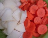 豚汁☆→お雑煮☆→カレー☆作り方1写真