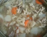 豚汁☆→お雑煮☆→カレー☆作り方7写真