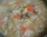 豚汁☆→お雑煮☆→カレー☆作り方8写真