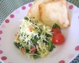 春キャベツの✿ฺパリパリチーズサラダ作り方5写真