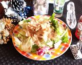鶏ささみの棒々鶏風サラダ作り方3写真