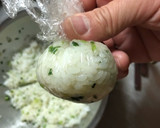 洋風生姜焼きのねぎ塩肉巻きおにぎり作り方2写真