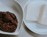 簡単 ゆで小豆で作る 普通のおぜんざい作り方1写真