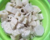 里芋と蓮根の唐揚げ☆特製ごまマヨソースで作り方10写真