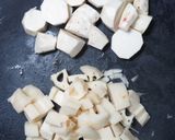 里芋と蓮根の唐揚げ☆特製ごまマヨソースで作り方6写真