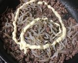 超簡単 もやし肉炒め作り方3写真