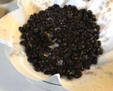 お正月の黒豆で簡単★絞り豆作り方1写真