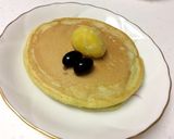 おせちリメイク〜栗きんとんでホットケーキ作り方5写真