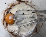 簡単♪チョコチーズケーキ (2人サイズ)作り方5写真