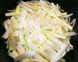大量消費！長ねぎとたけのこの中華炒め作り方5写真