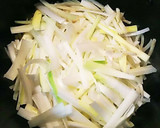 大量消費！長ねぎとたけのこの中華炒め作り方5写真