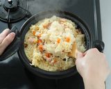 角切り具材のラーメン炊き込みご飯作り方5写真