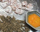 鶏胸のごま焼作り方1写真