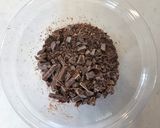 簡単♪チョコチーズケーキ (2人サイズ)作り方3写真