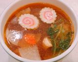 我が家の、鶏肉大根人参入り、関東風雑煮！作り方8写真