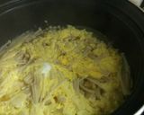 おっさんの卵玉葱エノキ茸のスープ作り方6写真