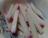カマボコリメイク☆あまり野菜めんつゆ炒め作り方1写真